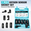 DURATECH 7PCS O2 Oxygen Sensor & Oil Pressure Socket Set,