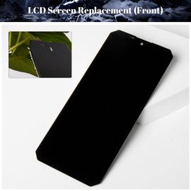 Oukitel WP23 LCD Display for Oukitel WP23 Pro Replacement Display for Oukitel WP23 Touch Digitizer Assembly Repair Kits (Black, No Frame)