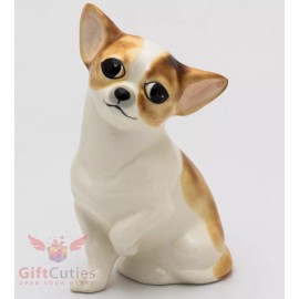 Porcelain Figurine of the Chihuahua dog