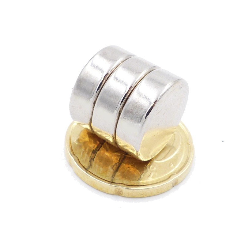 Aprilheld 15 Disc Magnets 15 x 5 mm N52 Strongest