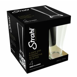 Dualit Strahl Pilsner Gift Pack, Clear, 4-Piece