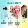 237 ml Coconut Oil Mouth Pulling Oil with Tongue Scraper,