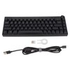 Mechanical Keyboard 68 Keys Three Modes RGB Backlight 1800mAh BatteryBlack