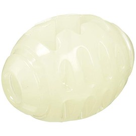 Fancy Pets Juguete Balón de Rugby Tamaño Grande Glow para Perro Brilla en la Oscuridad