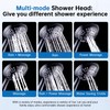 G-Promise High Pressure Shower Head 6 Spray Setting with Adjustable