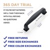 Ravinte 25 Pack Solid 3 Inch Black Cabinet Pulls and