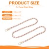 MECCANIXITY Purse Chain Strap, 39 Inch PU Leather Purse Handle
