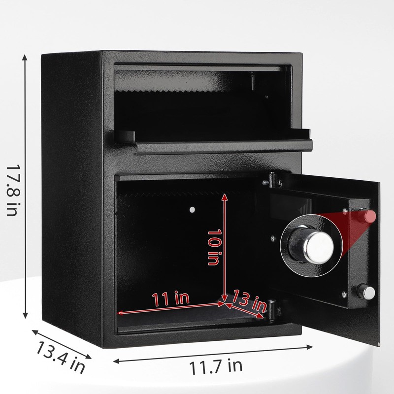 Depository Safe Digital Depository Safe Box, Electronic Steel Safe with