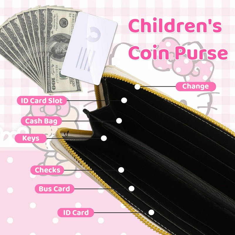 Ainvliya Children's wallet for girls, a