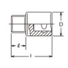 Irega Yamashita Koken 3/8 (9.5 mm) SQ. Drain Plug Socket