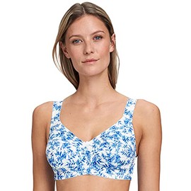 Susa Women's Latina Bra, Blue Print, 50 C