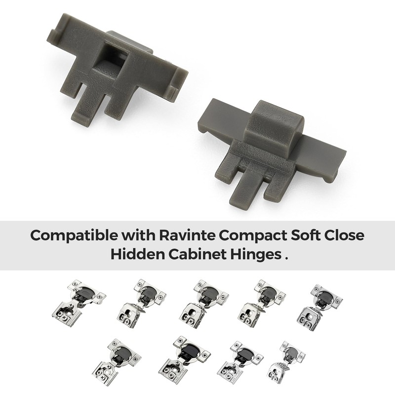 Ravinte 20 Pack Cabinet Door Angle Restriction for Soft Close