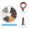 Aipaide Pack of 1200 Small Eye Bolts Metal Eye Screws