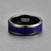 Vakki Men’s Tungsten Carbon Fiber Dragon Ring, 0.3 inch (8
