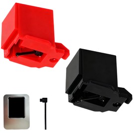 2 Pack ATN3600L Diamond Stylus Needle Replacement with Cleaning Brush, Compatible with Audio-Technica AT-LP60X/AT3600L/AT-LP60XBT/AT-LP2D Turntables — Clear Sound, Easy Install（Red + black）
