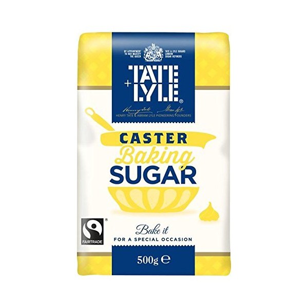 Tate & Lyle Fairtrade Caster Sugar - 500g (1.1lbs)