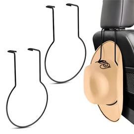 povtii 2 PCS Car Cowboy Hat Holder, Hard Metal Automotive Hat Holder for Keeping Hat Shape, Seat Back Organizers for Vehicle Truck SUV, Car Accessories