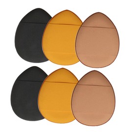 BIUDECO 6pcs Mini Makeup Puff Portable Finger Cushion for Loose Powder Application Washable and Durable Powder for Face Makeup for Travel and Everyday Use