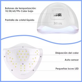 Sun X5 Lámpara Uv Para Uñas, 36led Secador De Uñas Profesional