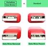 PortaPow USB Data Blocker - Protect Against Juice Jacking (Black,