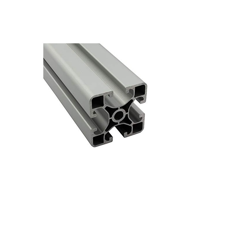 Aluminium Profile 40 x 40 mm Light Groove 8 Aluminium