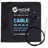 NICHE Pull Throttle Cable for Kawasaki Ninja 650R EX650 54012-0226