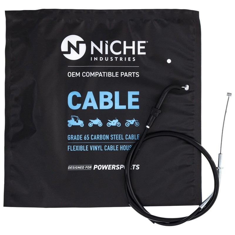 NICHE Pull Throttle Cable for Kawasaki Ninja 650R EX650 54012-0226