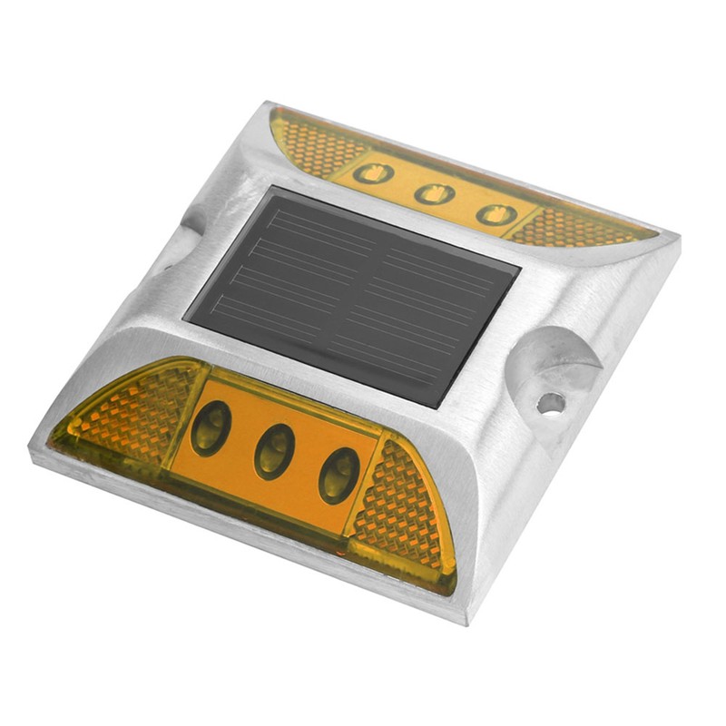 LED Solar Power Ground Marker Lights Waterproof Outdoor Driveway Road