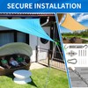 Shade Sail Hardware Kit,6 Inches Sun Shade Sail Hardware Kit,Shade