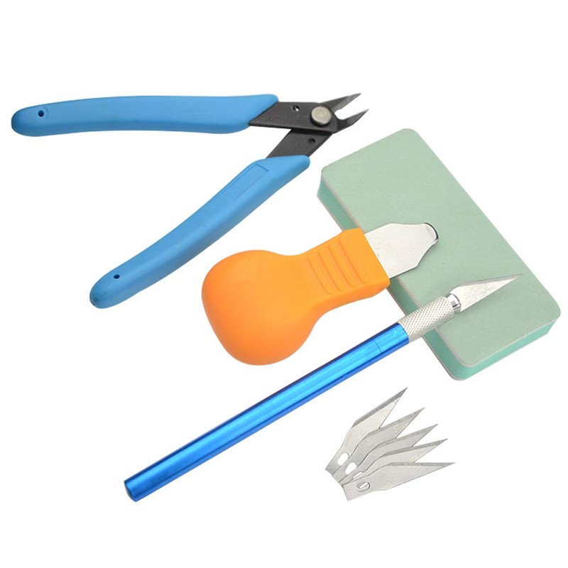 BXQINLENX Professional 28 PCS Model Tools Kit Modeler Basic Tools