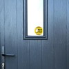 SAFESIGN (2 Pack) No Cold Calling Round Vinyl Sticker for