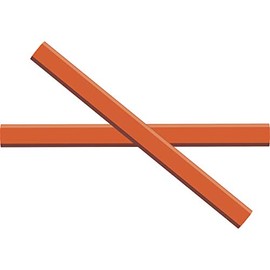 GRAPHITE Hard Lead Carpenter Pencil #2 Lumber Pencil (72) PCS - Industrial Pencil Wood Flooring Marker for Wood Working Tools Marking & Concrete Marking - Neon Orange