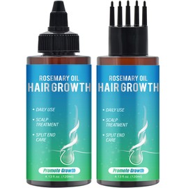 Rosemary Oil for Hair Growth,Hair Growth Oil,Diluted Rosemary Oil and Hair Serum for Dry Damaged Hair,Proven Hair Loss Treatment & Hair Thickening Products,Gifts for Women Men