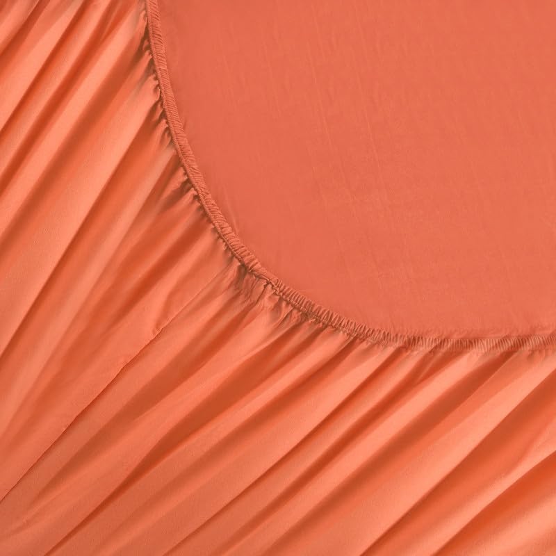 WEAVERS: Extra Deep Fitted Sheet - Super Soft Luxurious Microfiber,