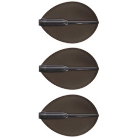 Cosmo Darts fittohuraitoea- Flight Teardrop D Black Pack of 3 