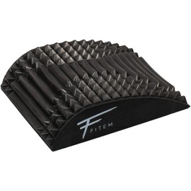 Fitem Back Lumbar Stretcher Stretcher Posture Corrector Decompression Back Massage Relieves Pain and Back Pain Muscle Stiffness Trigger Points