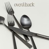 over&back 20pc Modern Flatware Cutlery Set - Comes with 4