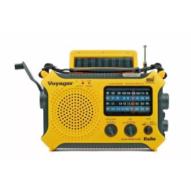 Kaito KA500 AM FM Shortwave Solar Crank Emergency Weather Alert Radio Yellow