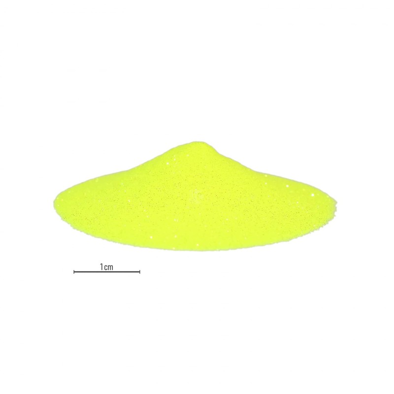 Metal Flakes Neon Yellow Size S (Small)