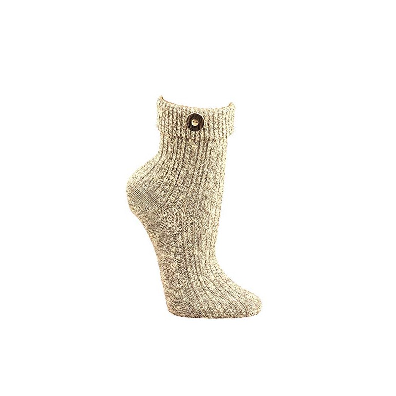 krautwear Men's / Women's Traditional Costume Stockings with Wool, Natural