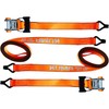 Kuma by Everest Ratchet Tie Down Straps, 1.5 inch x