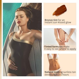 Espuma bronceadora autobronceadora Body Drench Crema color medio oscuro 125 ml