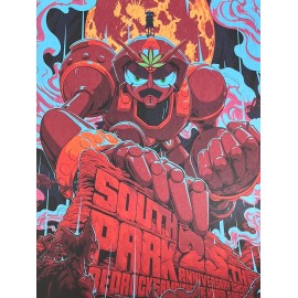Robot - 2022 Nemo LITHO poster Red Rocks, CO South Park Primus Ween