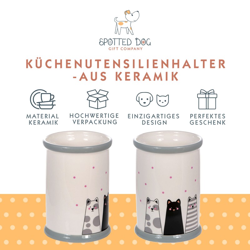 SPOTTED DOG GIFT COMPANY - Kitchen Utensil Holder - 16