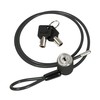 Motorcycle scooter helmet lock cable loop lock secure helmet gear