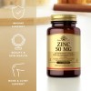 Solgar Zinc Dietary Supplement 100 Tablets Vegetarian No Artificial Additives