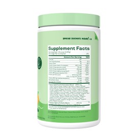 Bloom Nutrition Bloom Nutrition Superfood Greens Powder for Kids, Digestive Enzymes, Probiotics, Prebiotics, Gut Health, Chlorella, Green Juice Mix w/Beet Root Powder (25 Servings (Pack of 1), Tropical Punch)