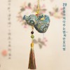 Summer natural chrysanthemum incense props Chinese style gift, blue gourd, filling + small osmanthus incense + gift box, 1 set / 여름용 천연 국화 향비 소품 중식 스타일 선물용, 블루 호리병, 충전재+작은 계화 향+선물 상자, 1세트