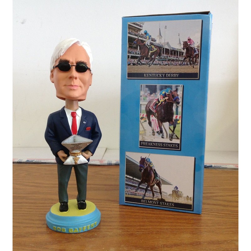 Bob Baffert Triple Crown Trainer Horse Racing Bobblehead