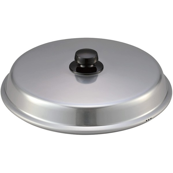 Hokuriku Aluminum Steam Cooker Lid 14.2 inches (36 cm), Made in Japan, Silver
